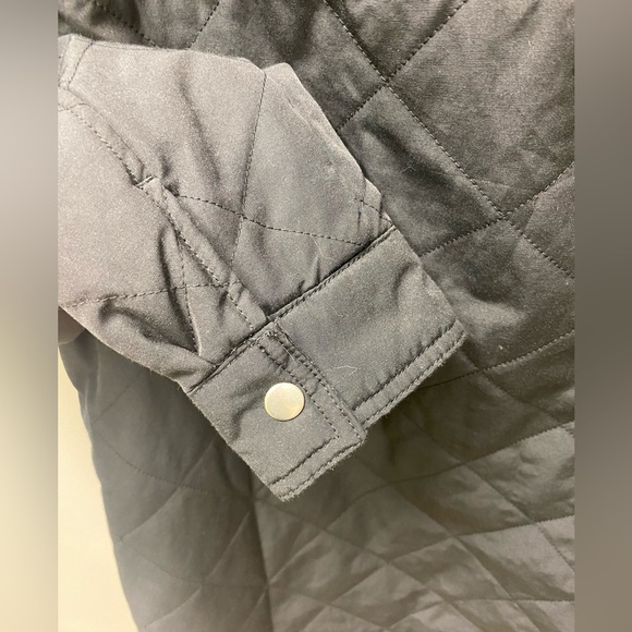 Old Navy Quilted Utility Jacket black NWT - Picture 10 of 15